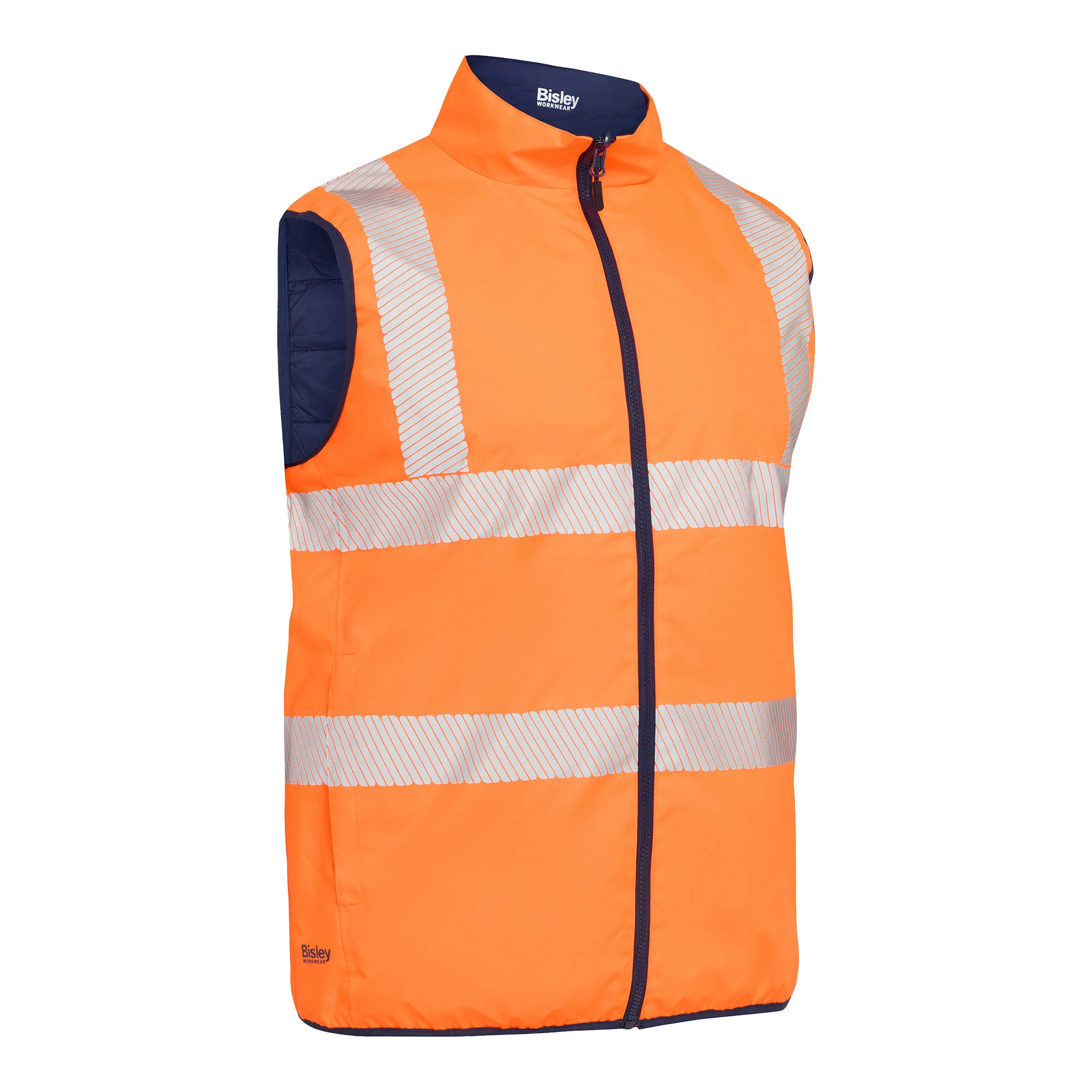 BISLEY ASHTON HI VIS Wende-Daunenweste - Image 5