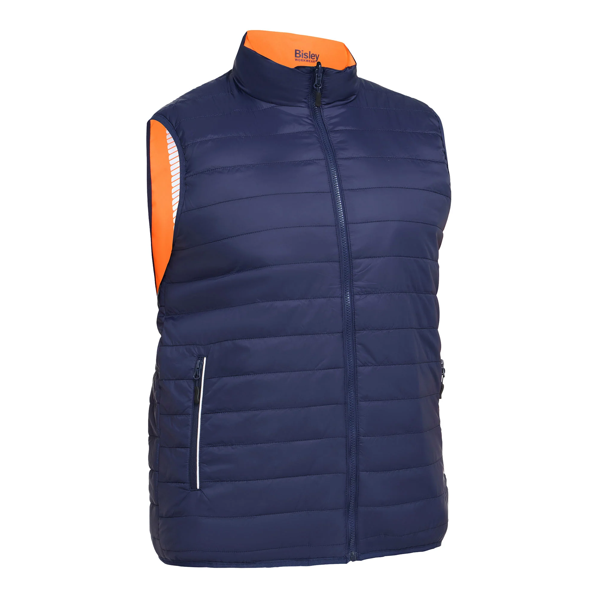 BISLEY ASHTON HI VIS Wende-Daunenweste - Image 7